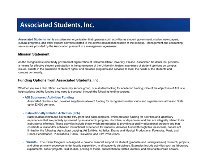 Associated Students of Cascades Campus : 卡斯卡德斯校区的相关学生