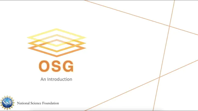 OSG Information Management : OSG信息管理