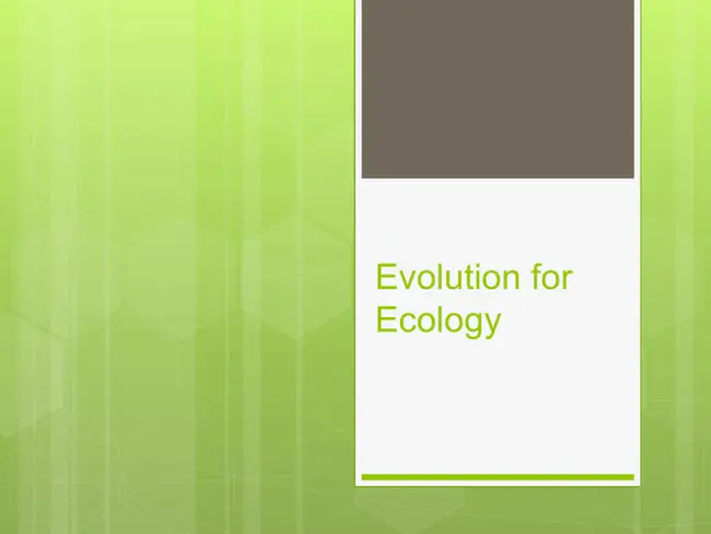 Ecology Behavior and Evolution : 生态行为与进化