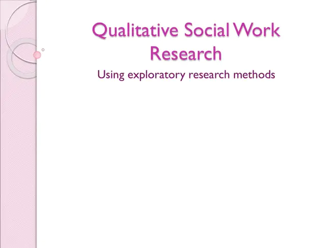 Qualitative Social Work : 定性社会工作