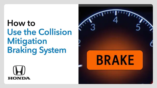 Collision Mitigation Brake System : 追尾减轻制动系统