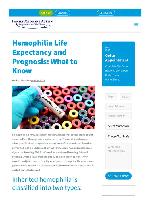 Hemophilia Growth Development Study : 血友病生长发育研究