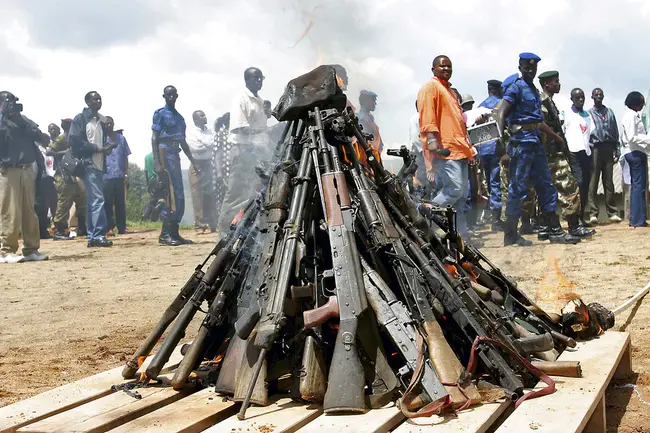 Disarmament Demobilisation and Reintegration : 解除武装复员和重返社会