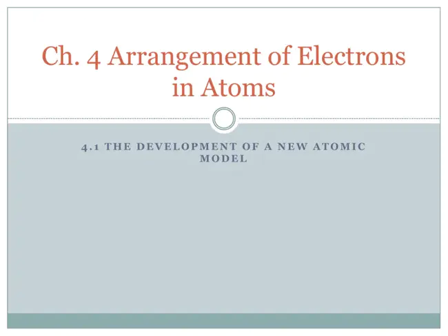 Principle of Atom Conservation : 原子守恒原理