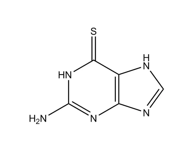 6-thioguanine : 6-硫代鸟嘌呤