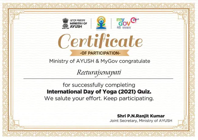 International General Certificate : 国际通用证书