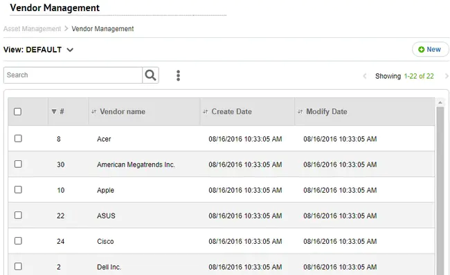 Vendor Data Requirement List : 供应商数据需求清单