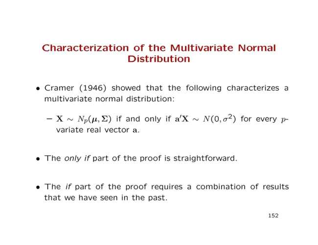 Multivariate Normal Distribution : 多元正态分布