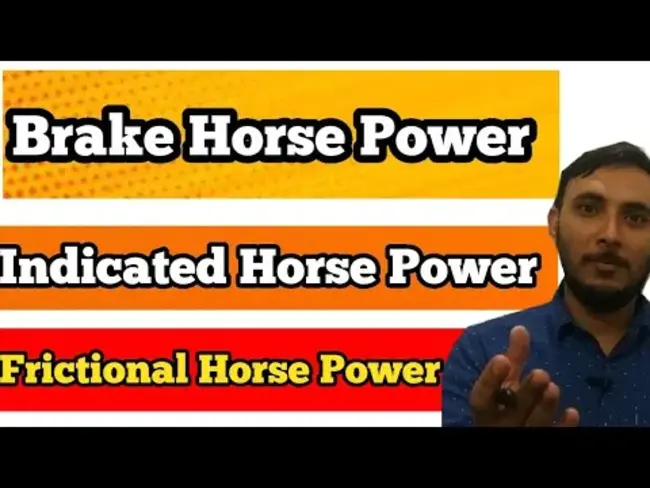 Frictionl Horse Power : 摩擦马力