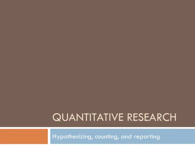 Quantitative Literacy Program : 定量扫盲计划