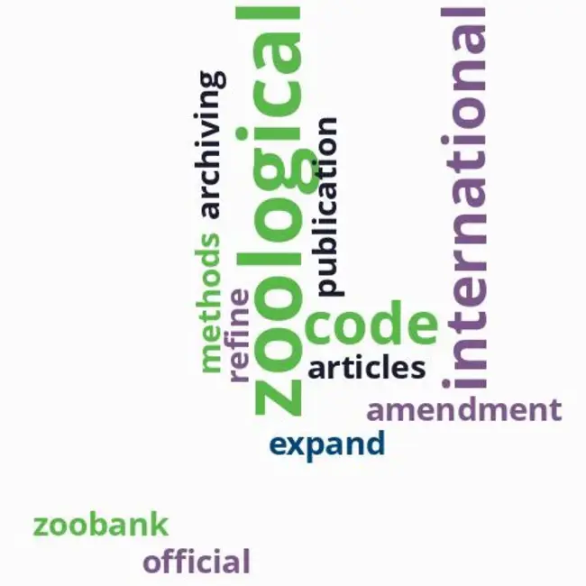 International Code of Zoological Nomenclature : 国际动物命名法