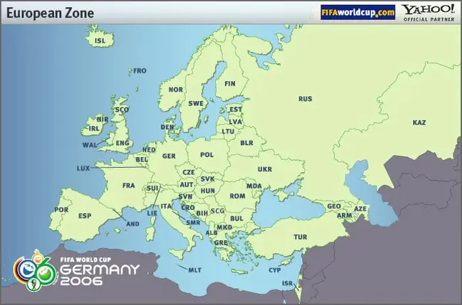 Central European Zone : 中欧地区