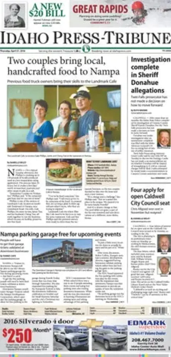 Idaho State Journal : 爱达荷州日报