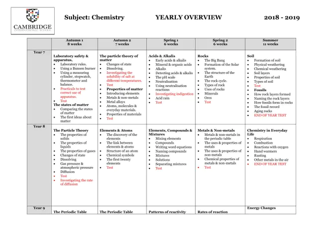 Chemistry Summer Research Institute : 化学夏季研究所