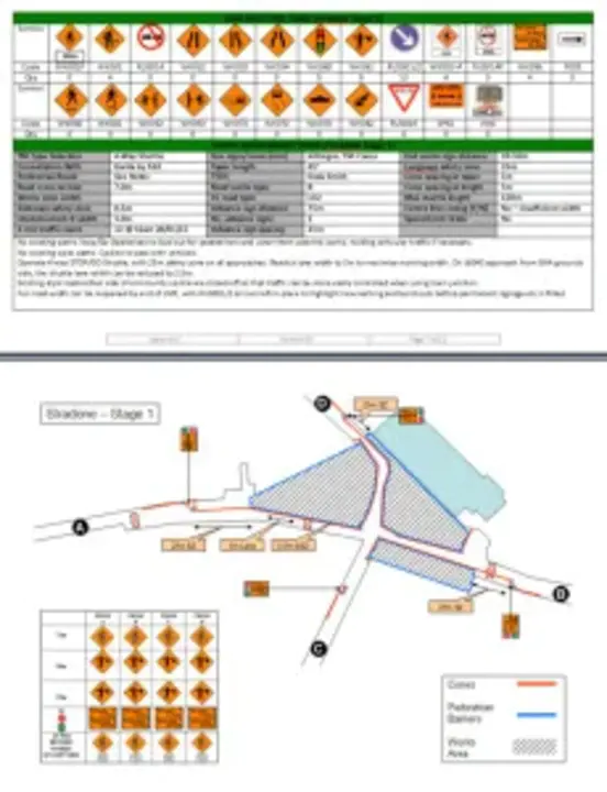 Construction Traffic Management Plan : 施工交通管理计划