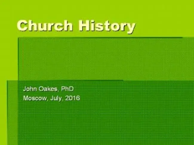 Church History : 教会史