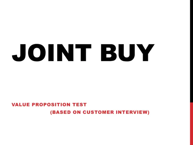 Joint Marketing Program : 联合营销计划